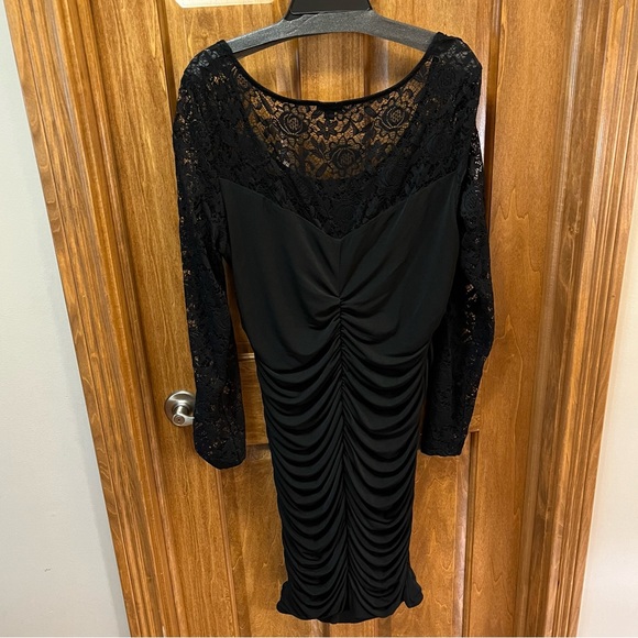 Women’s Torrid Black Dress Lace and Ripples 2X - Picture 3 of 4